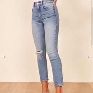 REFORMATION Julia Crop High Cigarette Jean
